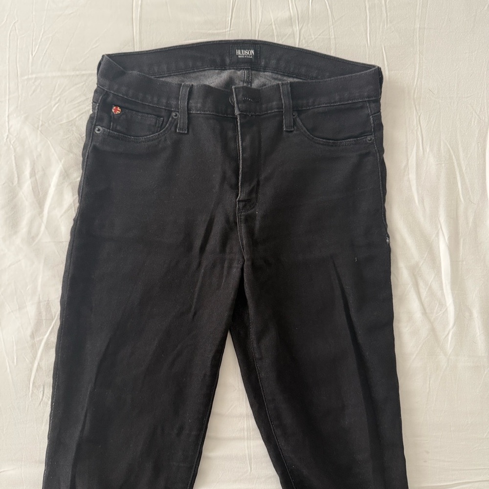 Hudson Jeans Women’s Black Ankle Skinny Cropped Jeans